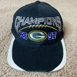 Vintage NFL Green Bay Packers 1997 NFC Champions Cap